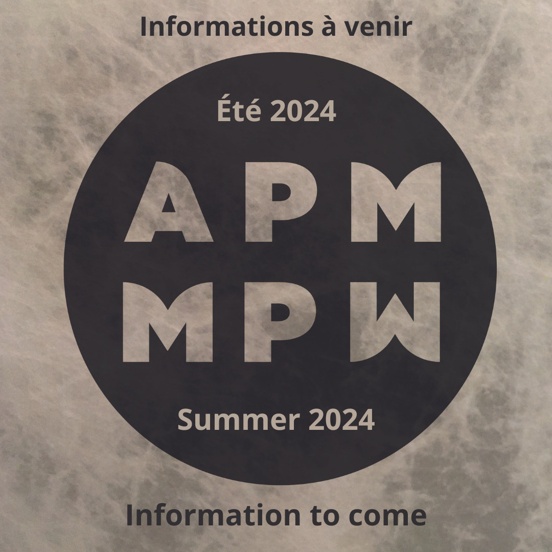Logo of the workshop with important dates